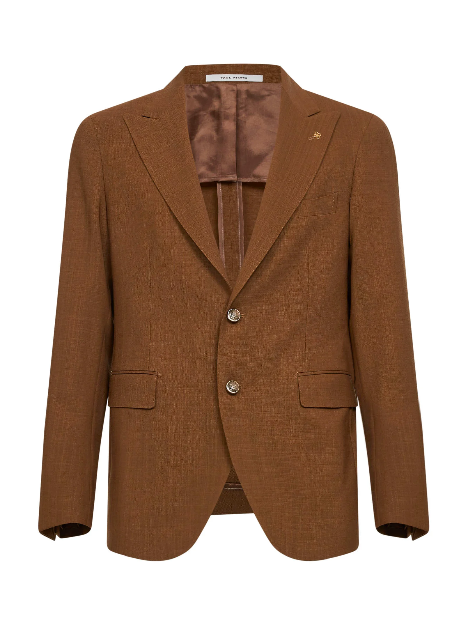 Crafted Blazer Vesuvio Clay Virgin Wool High-Grade