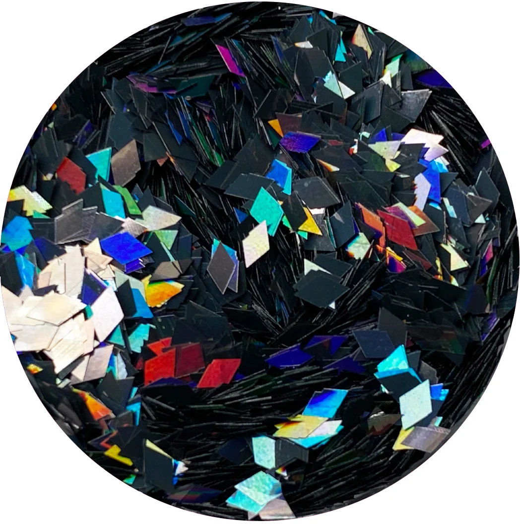 Original Holo Gunmetal Diamond Confetti Glitter Trendy