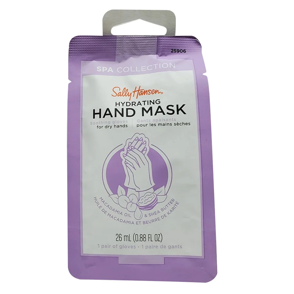 Breathable Sally Hansen Hydrating Hand Mask Pair Of Gloves for Dry Hands 1Ea Reliable