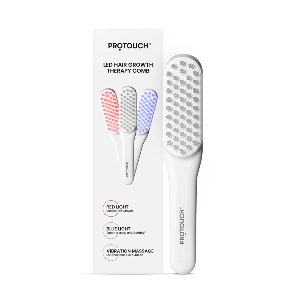 Soft LED Hair Growth Therapy Comb Advanced Hair Fall Treatment Scalp Stimulation Device Versatile
