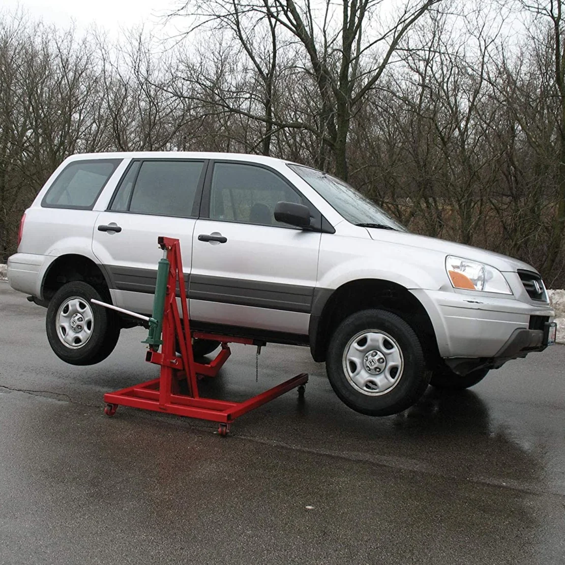 Optimized Powerful Portable Hydraulic Automotive Side End Garage Car Lift 3 000 lbs Certified