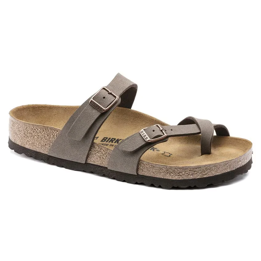 Premium Birkenstock Women's Mayari Birkibuc Mocha Sandals Fashionable
