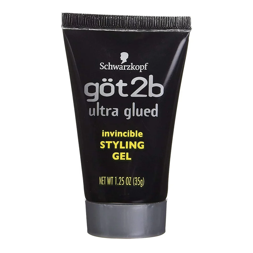 Authentic Schwarzkopf Got 2b Ultra Glued Invincible Styling Gel 1.25 oz Original Design
