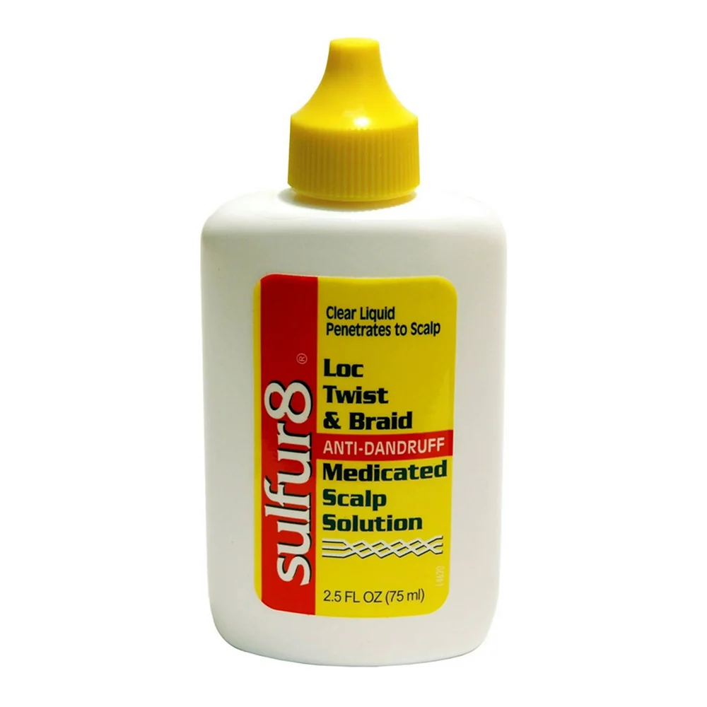 Minimalist Sulfur8 Loc Twist and Braid Anti-Dandruff Medicated Scalp Solution 2.5 Oz High-End