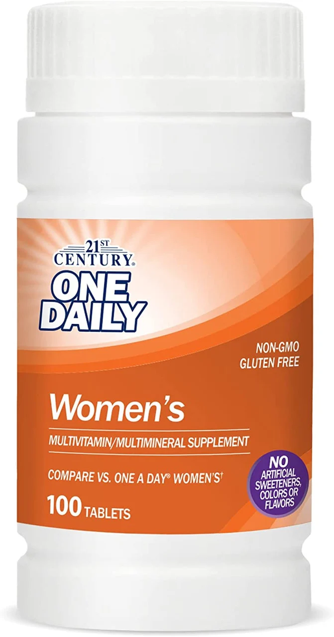 Classic 21St Century One Daily 50 Plus Womens Tablets 100 Ea Exceptional