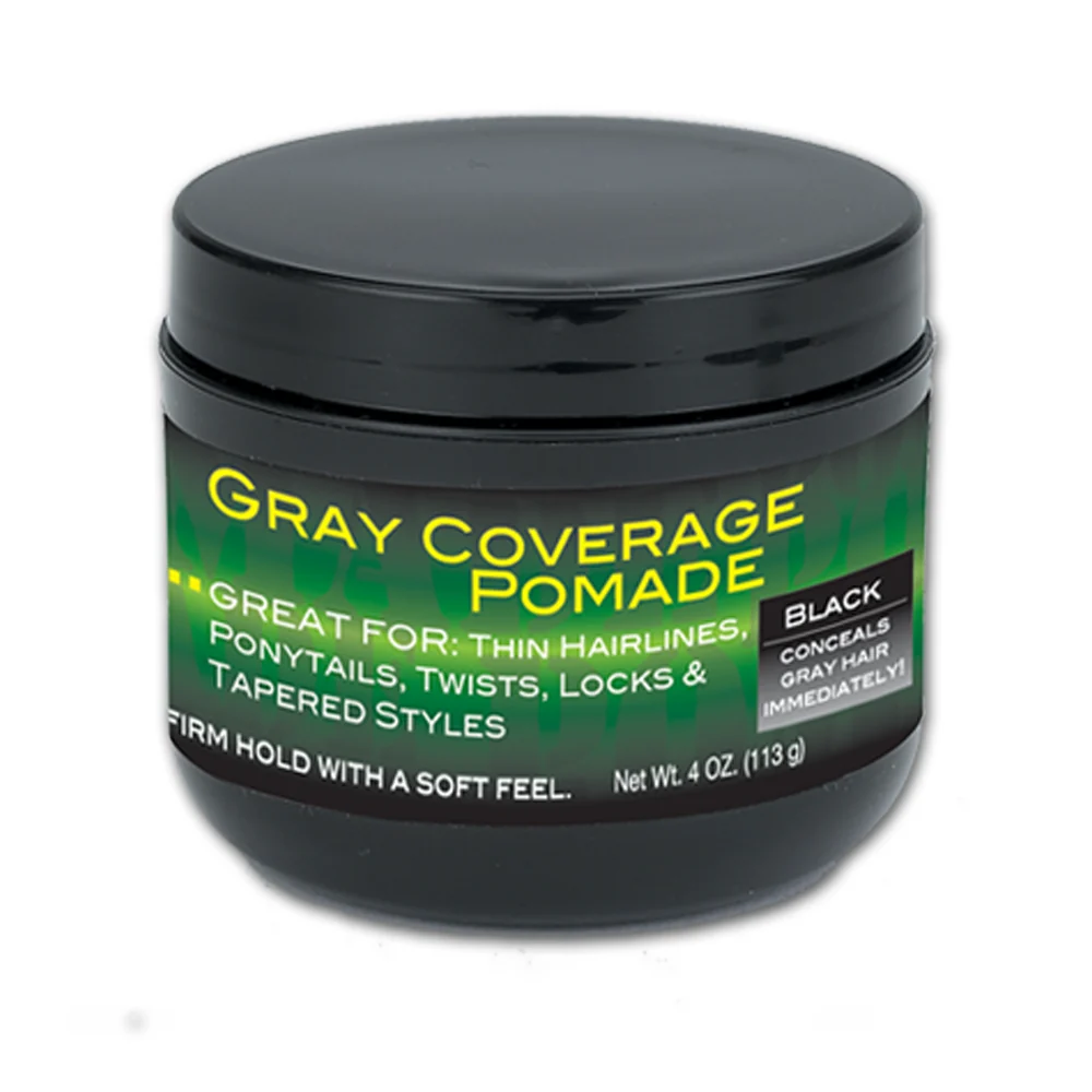 Convenient Weave Aide Gray Coverage Pomade For Thin Hairlines Black 4 Oz Top-Quality