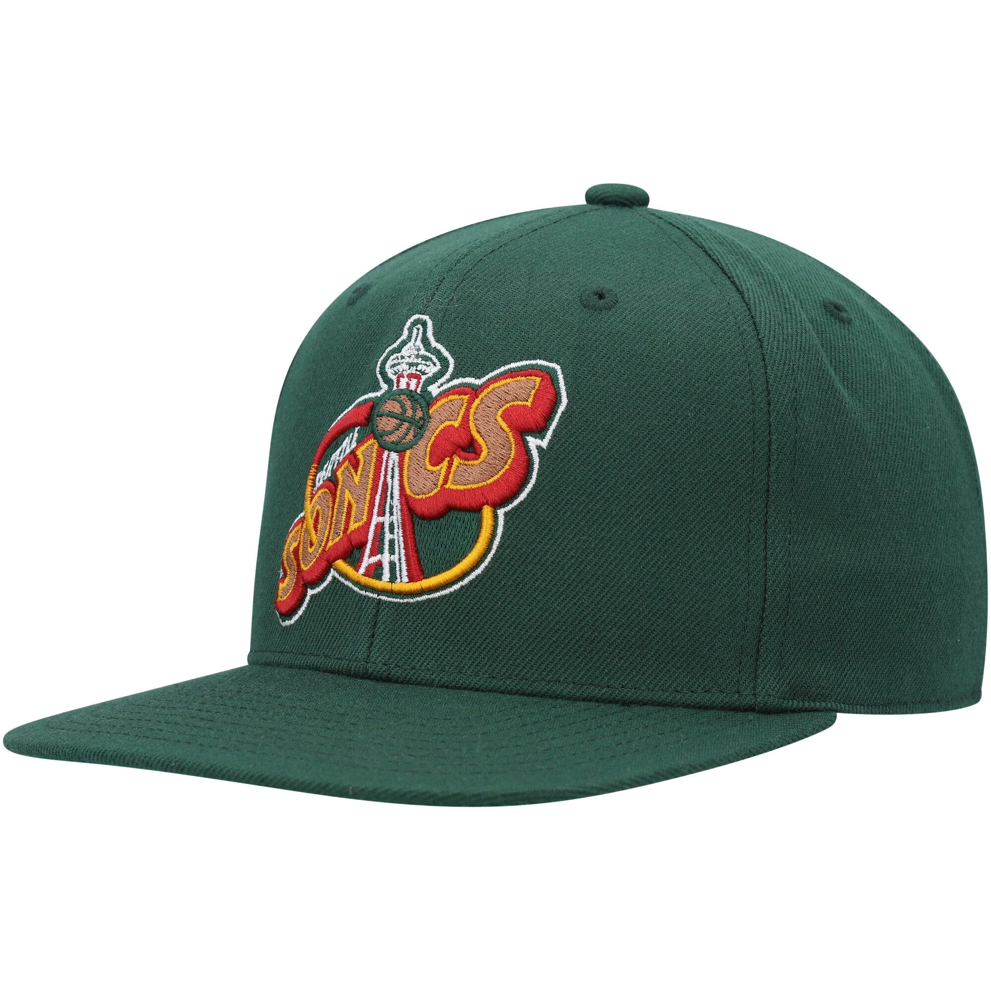 Consistent Mitchell Ness Men's NBA Team Ground 2.0 Fitted Hwc Supersonics Fitted Caps Secure