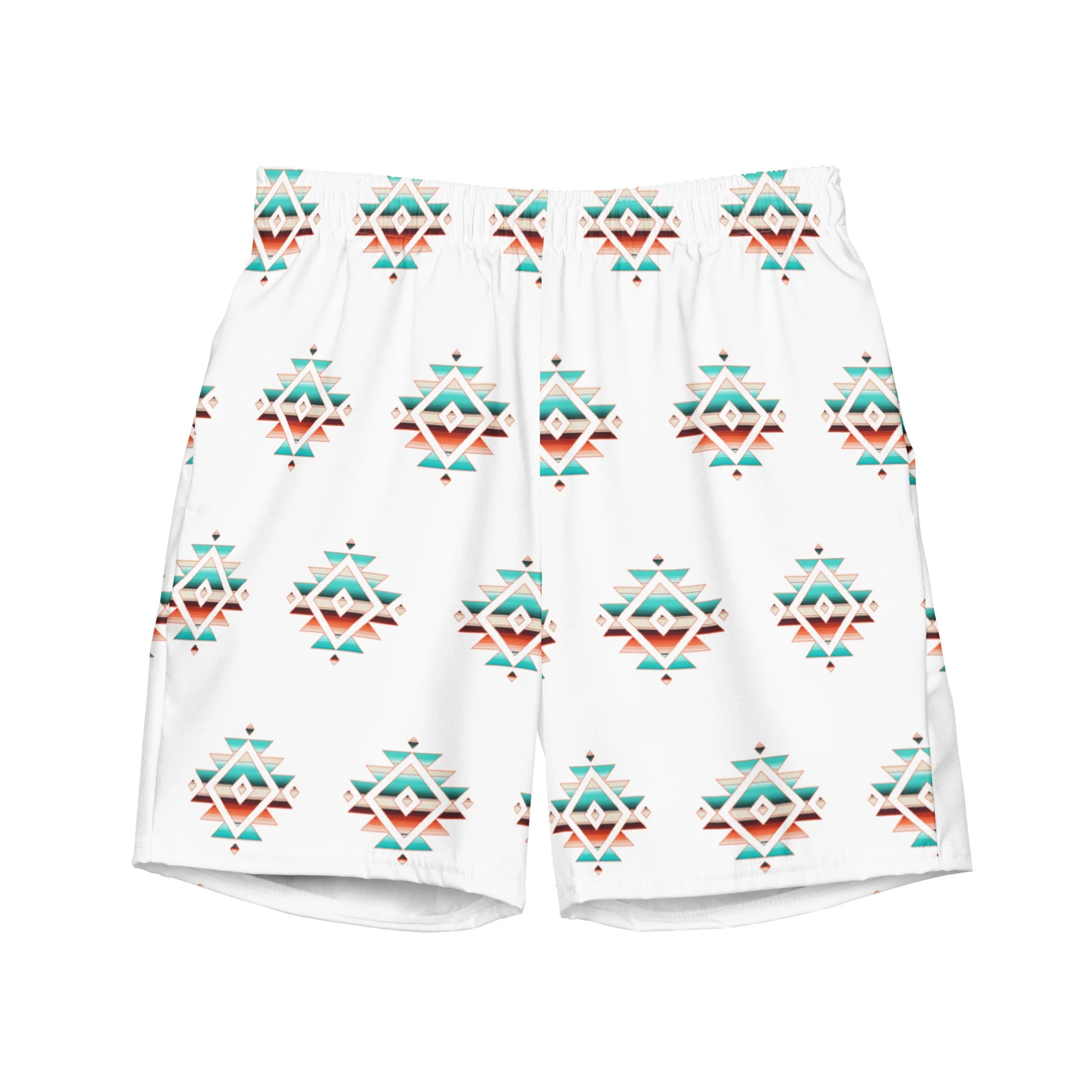 Modern Baha Ranch Yeehaw Sedona Aztec Men's Swim Trunks Organic
