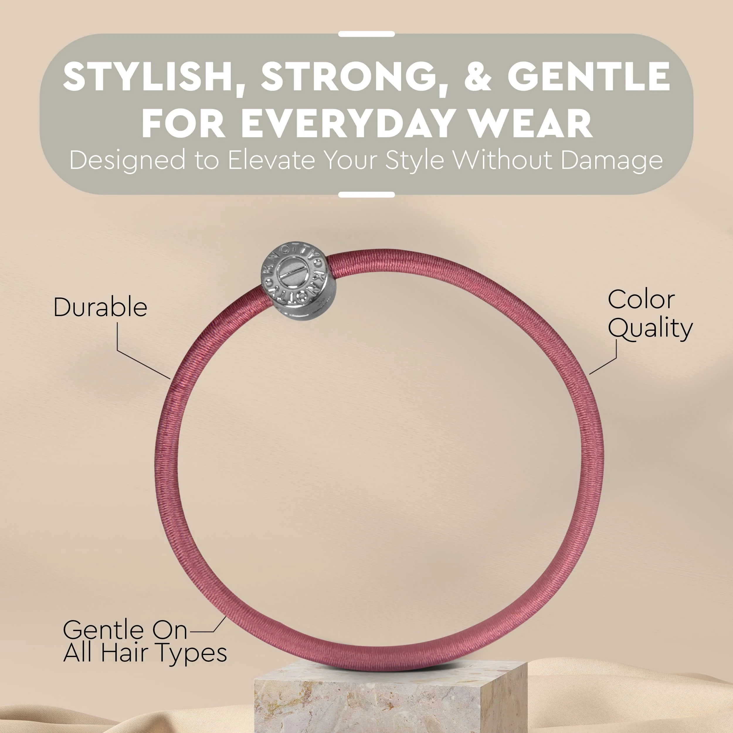 Eco-Friendly SIGNATURE PONY 20-PACK ADOBE Minimalist