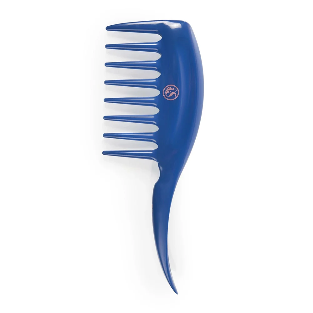 Casual Kazmaleje Comb Cobalt Blue Detangling and Styling Tool 1Ea Eco-Friendly