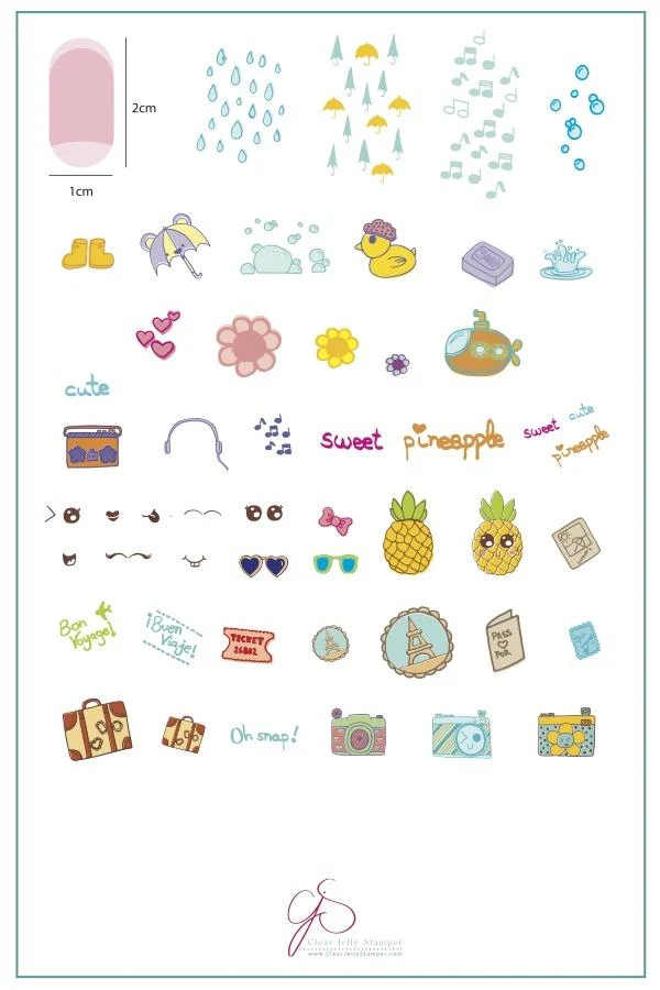 Easy-to-Use A Little Touch of Caluki LC-22 - Clear Jelly Stamping Plate Dependable