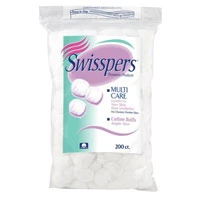 Next-Generation Swisspers Multi Care Cotton Balls Triple Size - 200 Ct Pure