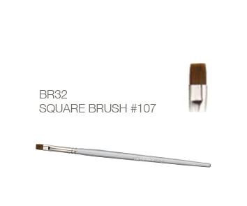 Professional Square Gel Brush 107 - Akzentz Verified