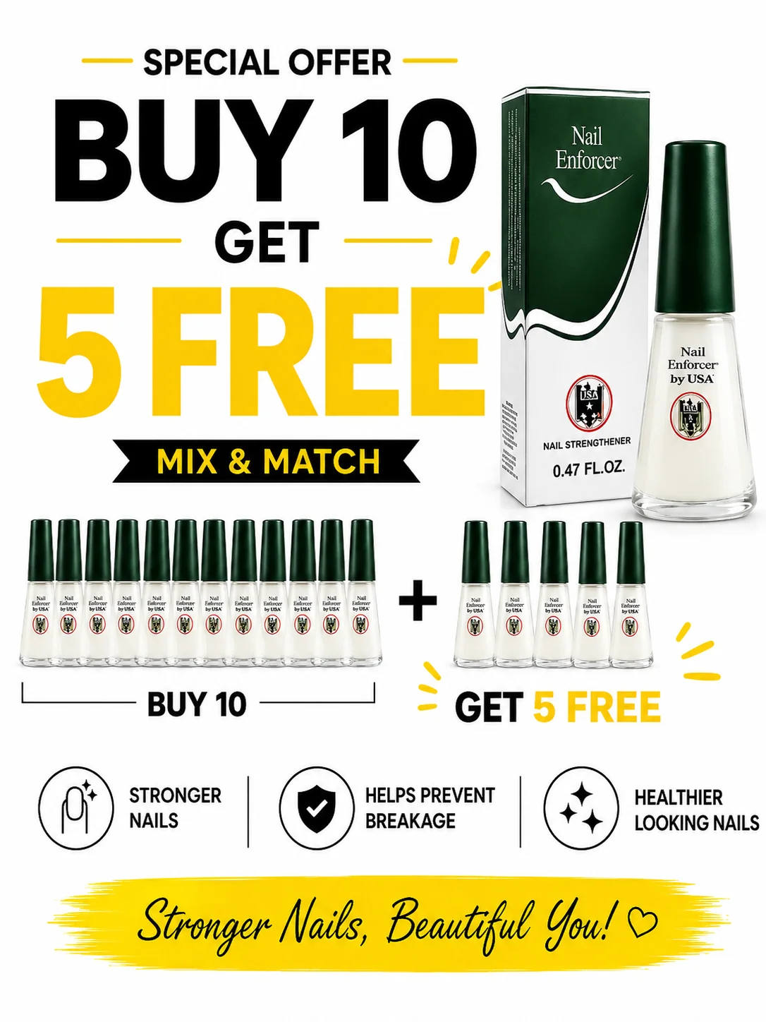 Versatile QUIMICA ALEMANA NAIL HARDENER ESMALTE ENDURECEDOR PARA UNAS 10 pieces 5 for this week High-End