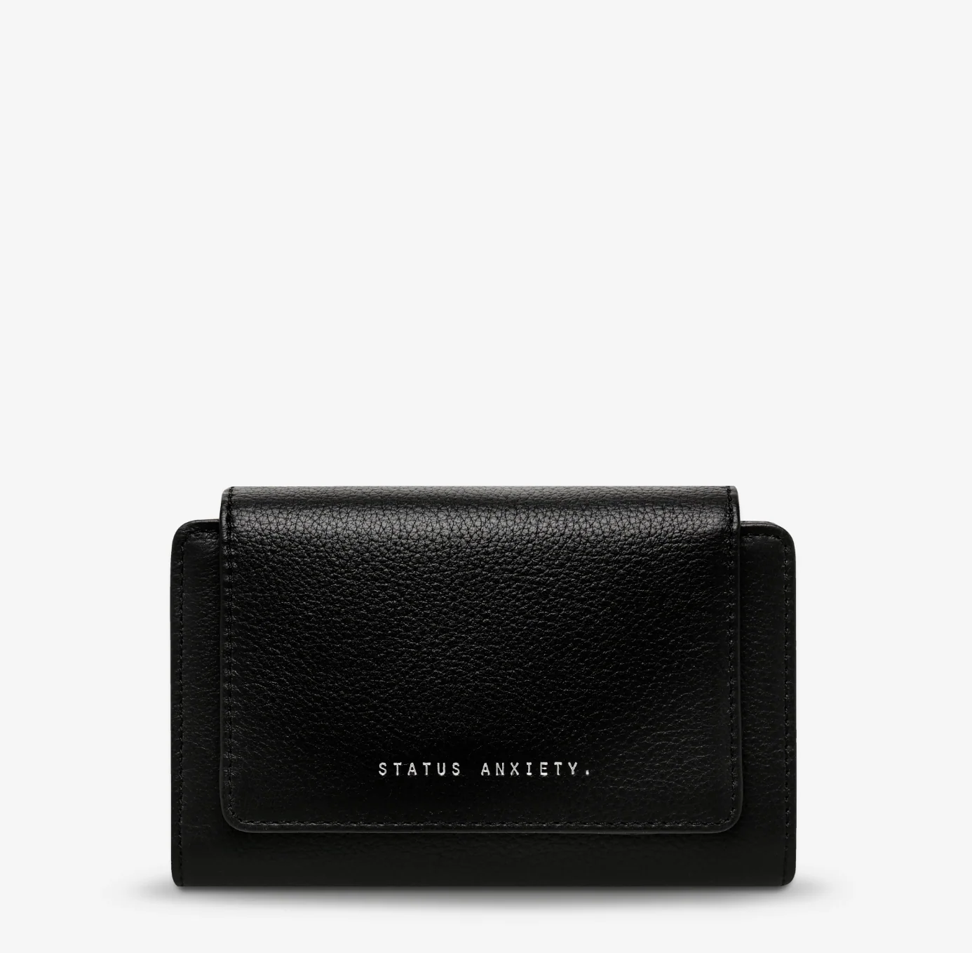 Outstanding Status Anxiety Visions Wallet in Black Crafted