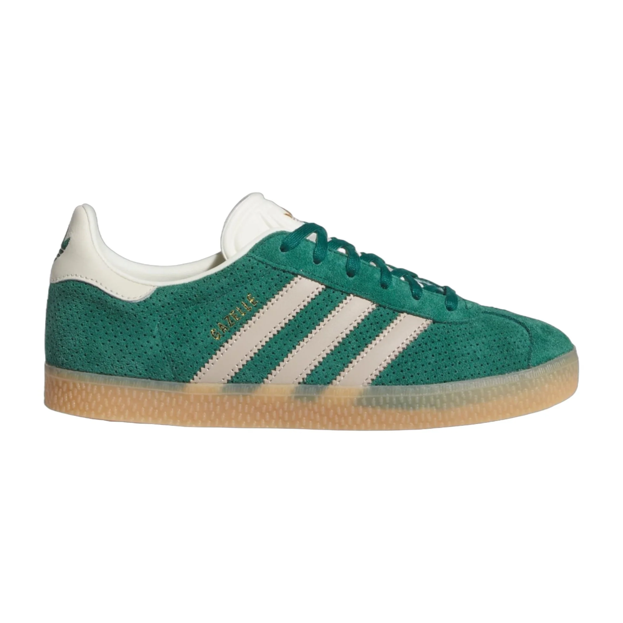 Consistent adidas Grade School Gazelle 'Wonder Beige Collegiate Green Gs' Sneakers Superior