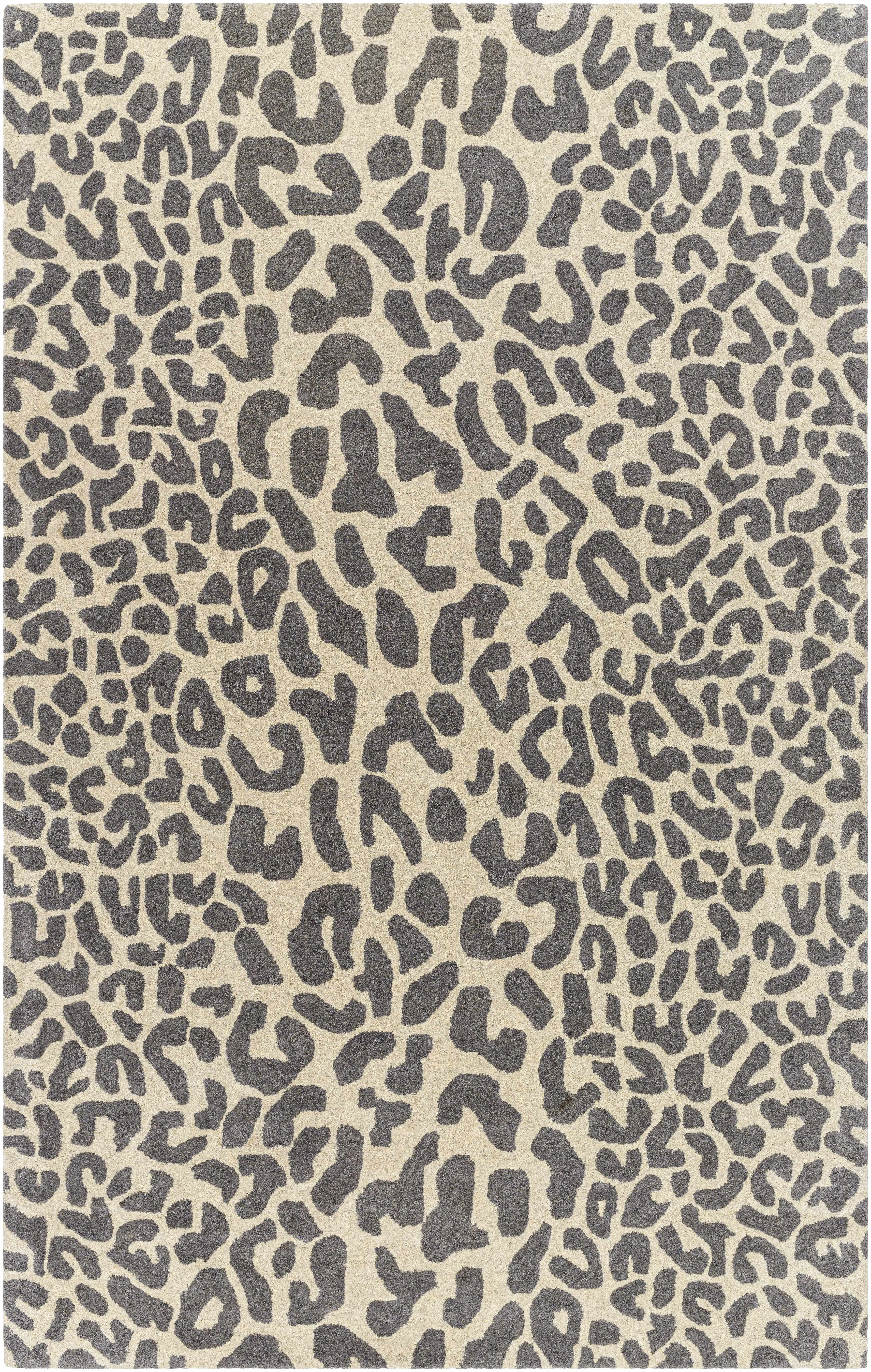 Quality Iseul Leopard Print Area Rug - Long-Lasting