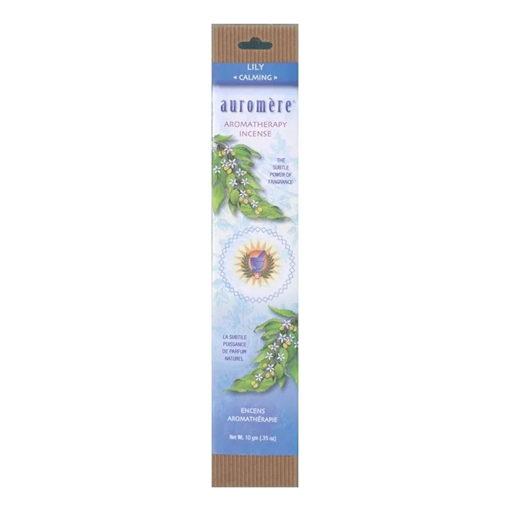 Clean Auromere Aromatherapy Incense Lily 1 Ea Top-Quality