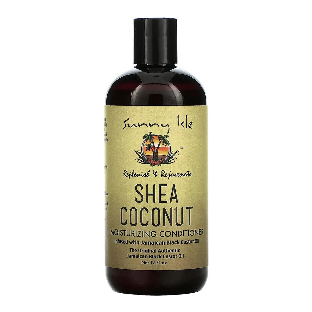Stylish Sunny Isle Shea Coconut Moisturizing Conditioner Infused with Jamaican Black Castor Oil 12 Oz Versatile
