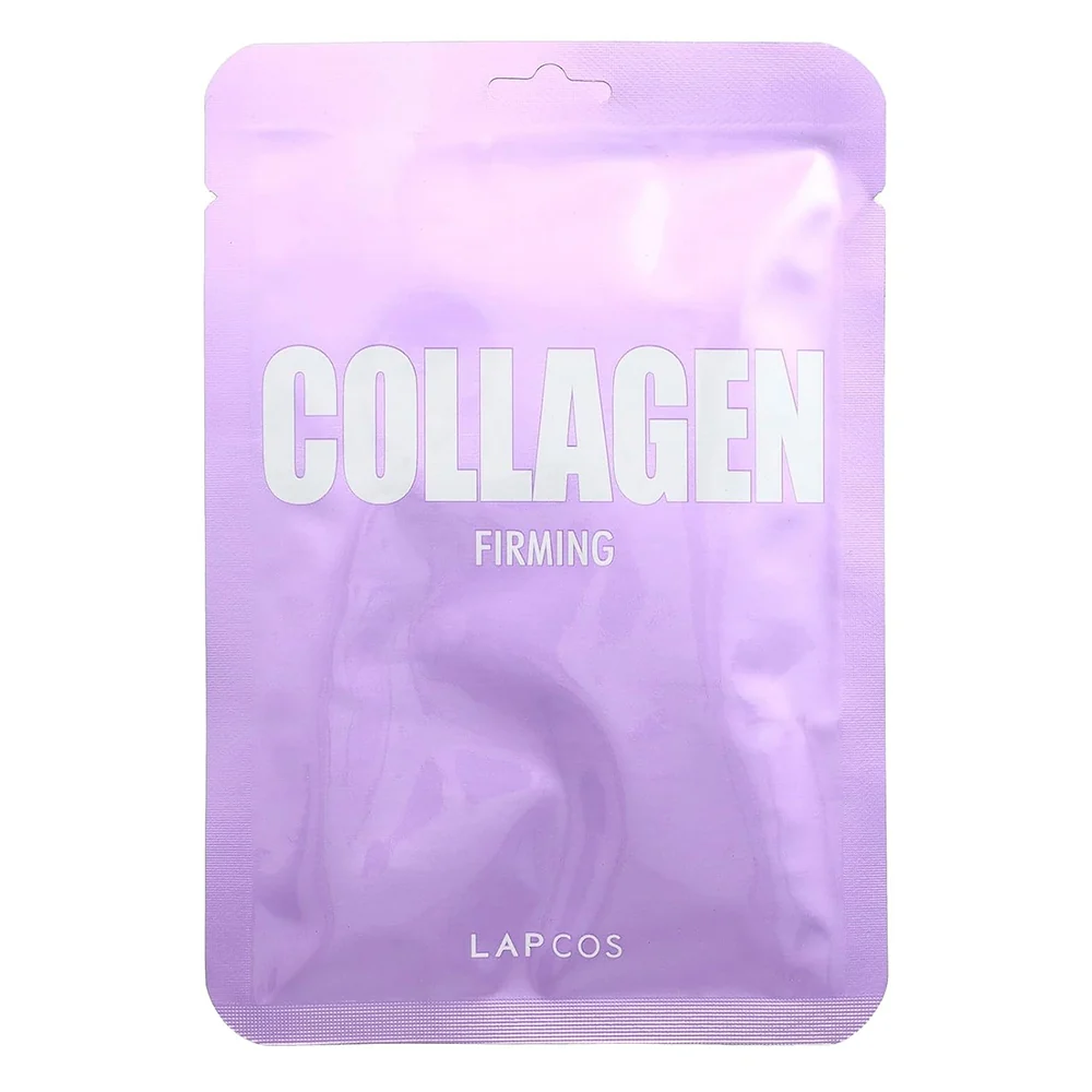 High-End Lapcos Collagen Firming Beauty Mask Sheet Anti Wrinkle Functional Paraben 1 Ea Crafted