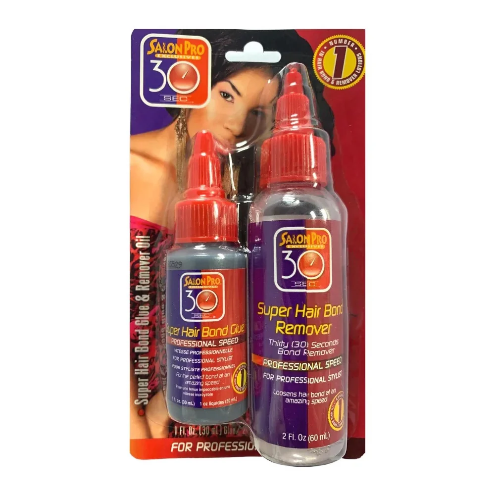 Casual Salon Pro 30 Sec Super Hair Bond Glue and Remover Lotion Pack 1 Ea Trendy