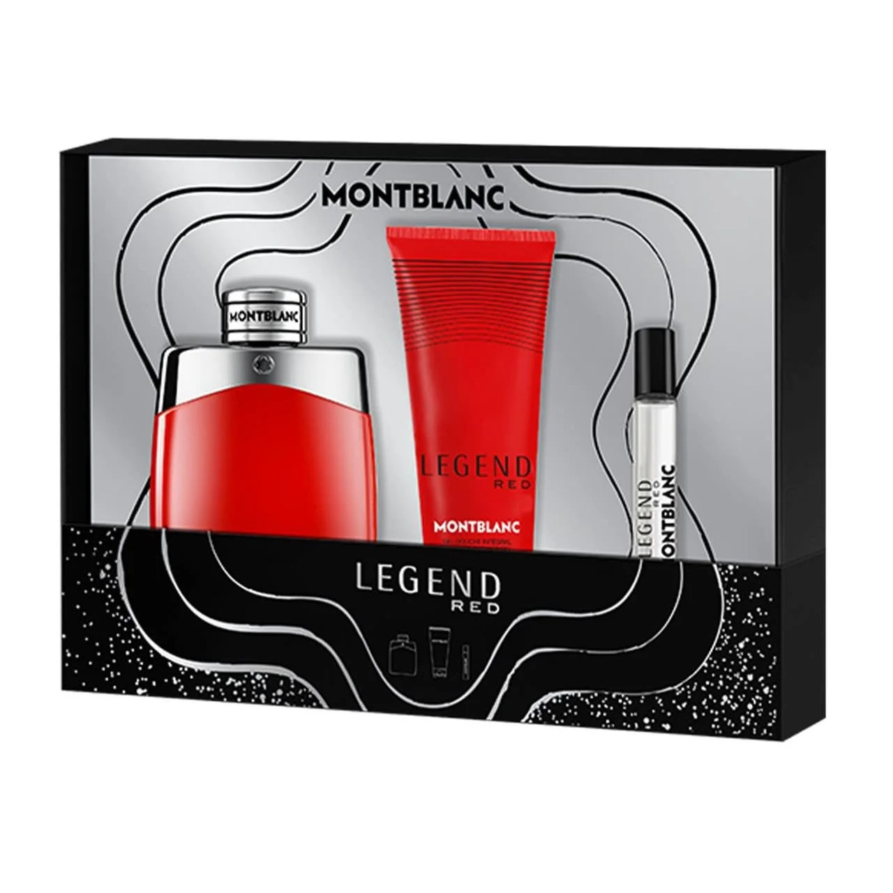 Selected Mont Blanc Legend Red 3 Pcs Set for Men 3.4 Eau De Parfum Spray 3.4 Shower Gel 0.25 Eau De Parfum Spray. Environmentally Friendly