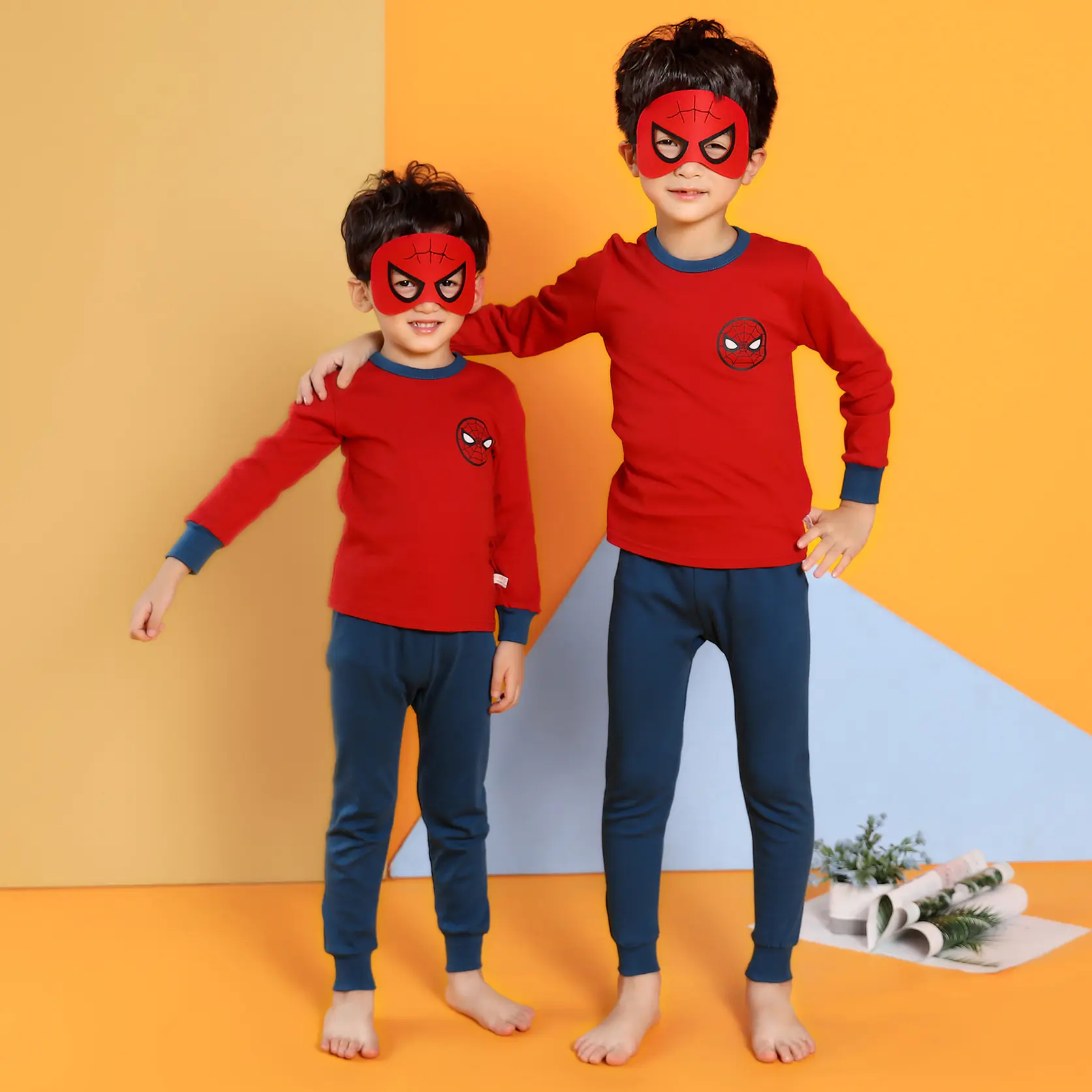 Functional Kids Long Sleeve Cotton Pajama Set for Boys and Girls Carefully Designed