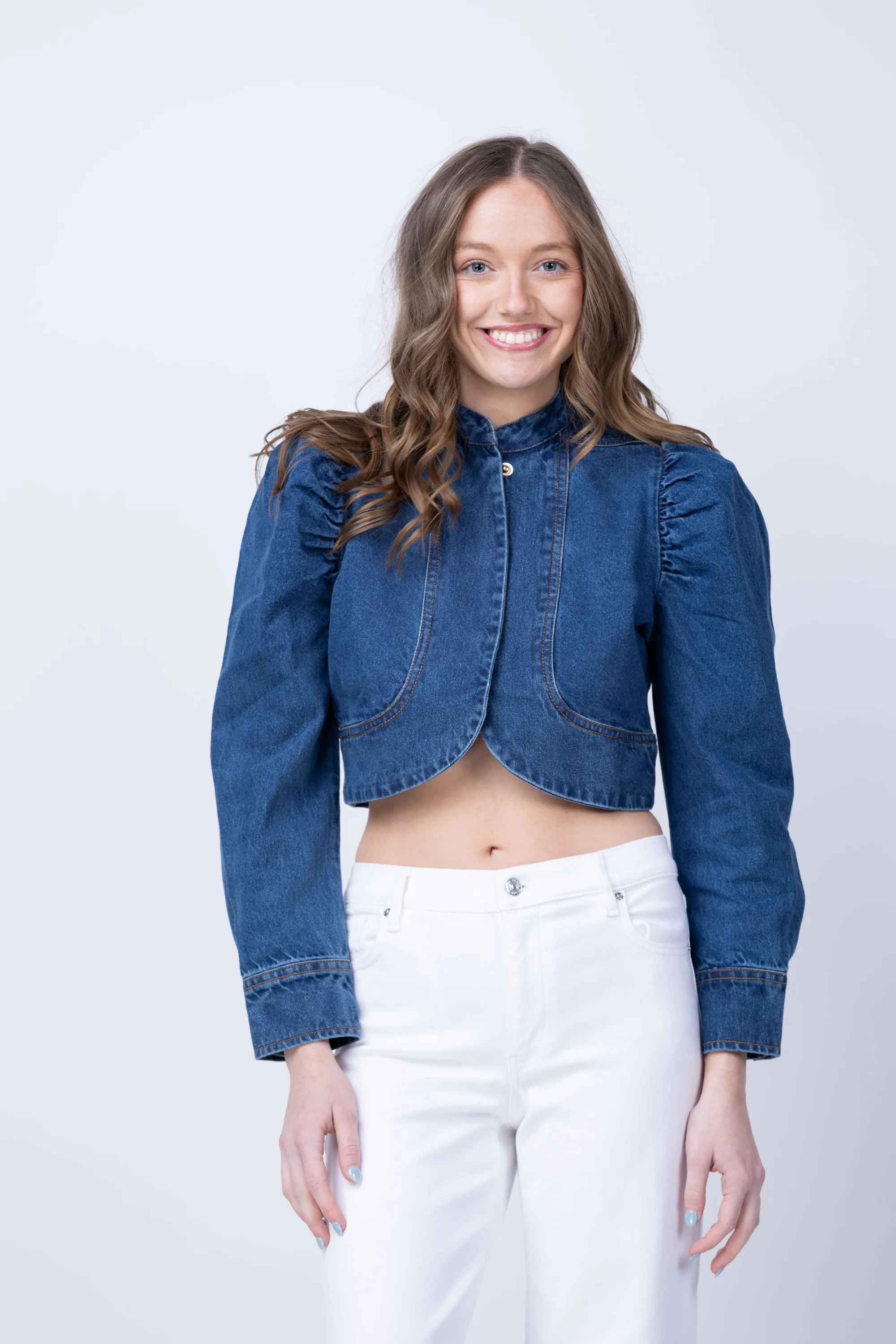 Easy-to-Use Cleobella Damien Denim Jacket in Medium Denim Original