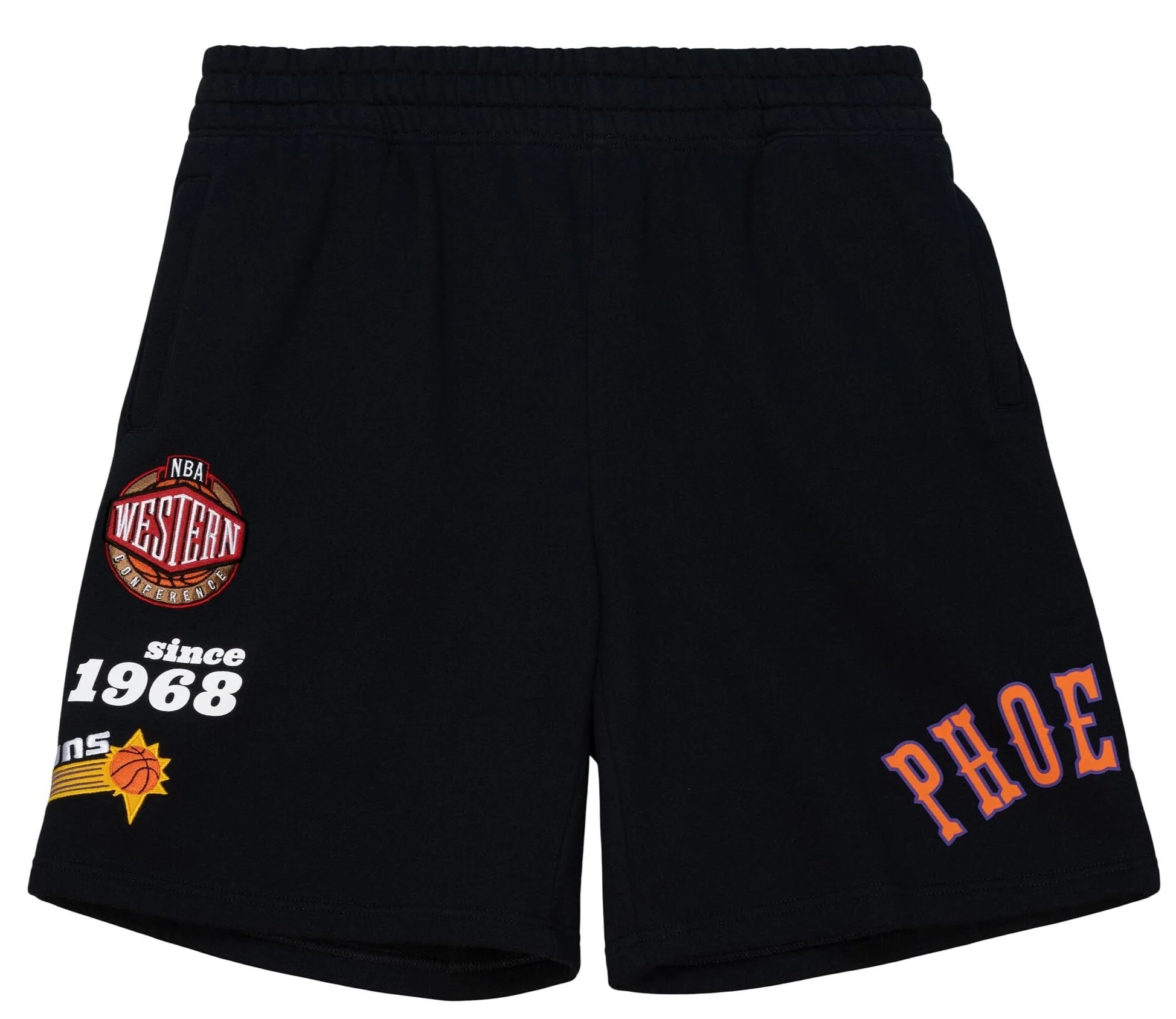 Carefully Designed Mitchell Ness Men's NBA Team Origins Fleece Shorts Suns Original Design