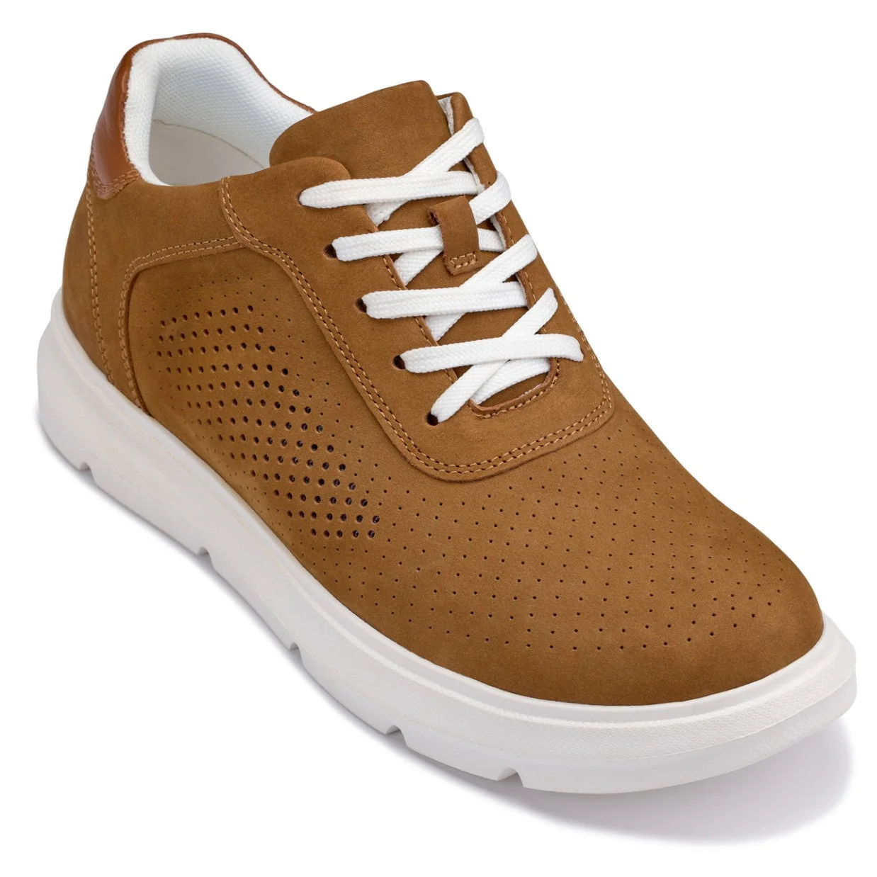 Reusable CALTO - J1583 - 2.6 Inches Taller Brown - Lightweight Casual Walkers Classic