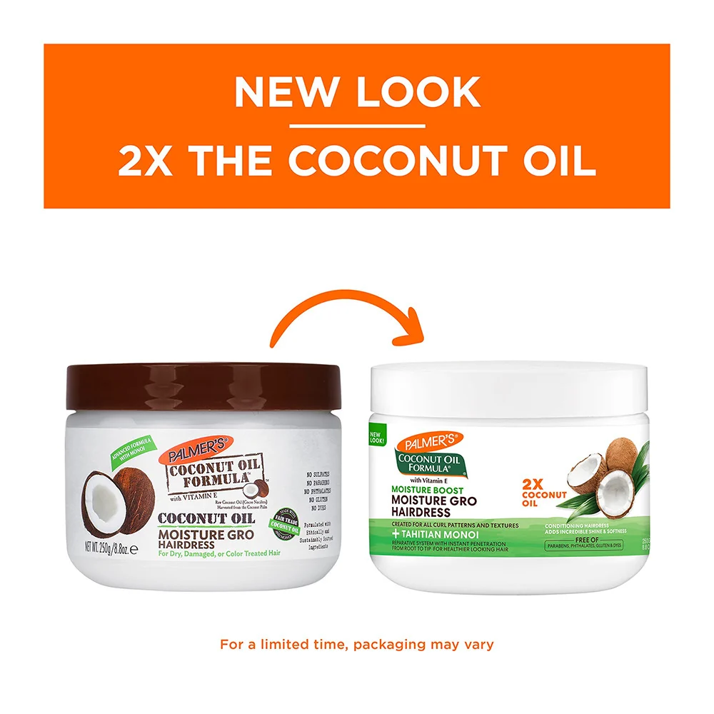 Trusted Palmers Coconut Oil Formula Moisture Gro Hair Dress With Vitamin E 8.8 Oz Unique