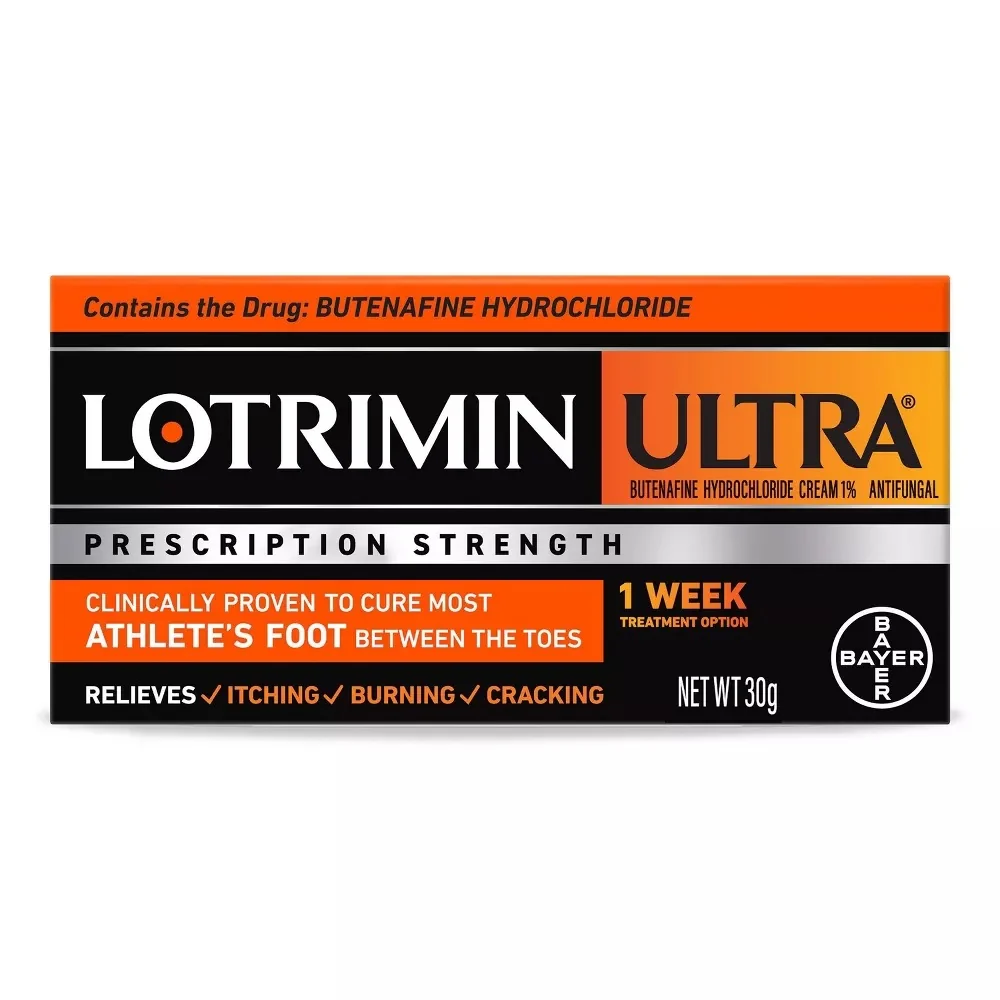 Verified Lotrimin Ultra Athletes Foot Treatment Antifungal Cream 1.1Oz 30g Smooth