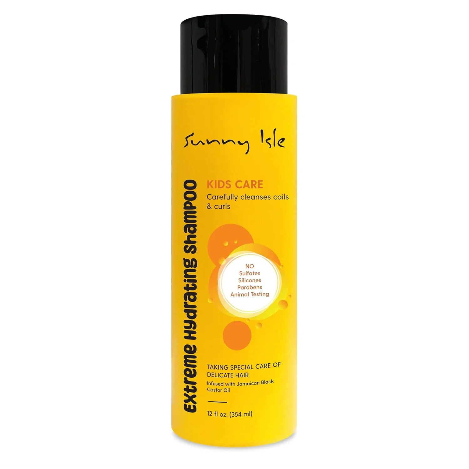 Smooth Sunny Isle Kids Care with Jamaican Black Castor Oil Extreme Hydrating Hair Shampoo 12Oz 354ml High-Performance