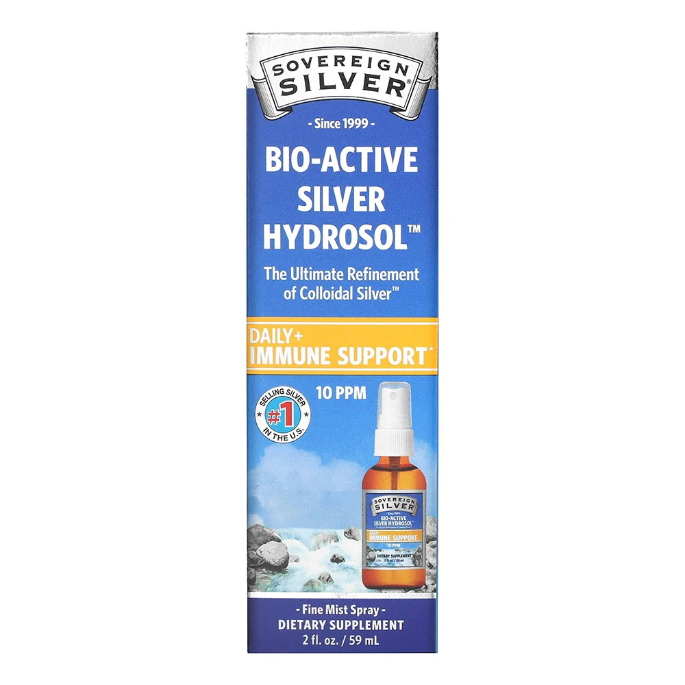 Elegant Sovereign Silver Hydrosol 10 PPm Mist Spary For Immune Support 2 Oz Exclusive