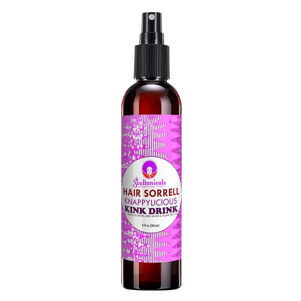 Dependable Soultanicals Hair Sorrell Knappylicious Kink Drink with Pump 8 Oz Modern