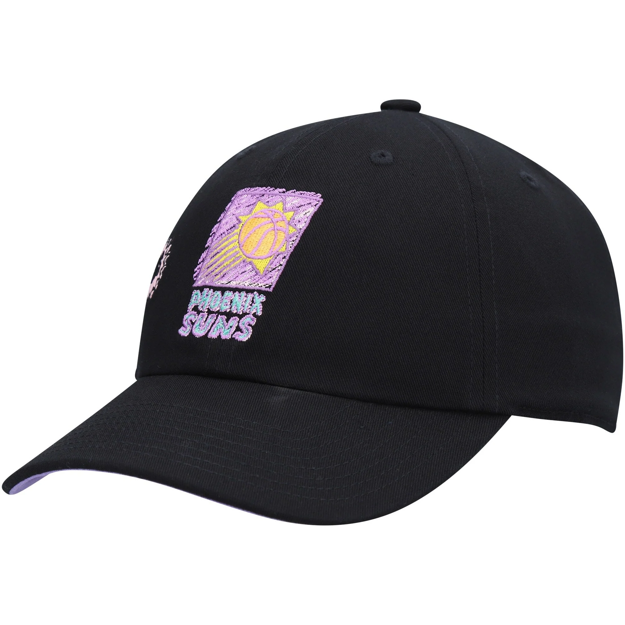 Top-Quality Mitchell Ness Men's NBA Sidewalk Sketch Strapback Hwc Suns Hats Stylish
