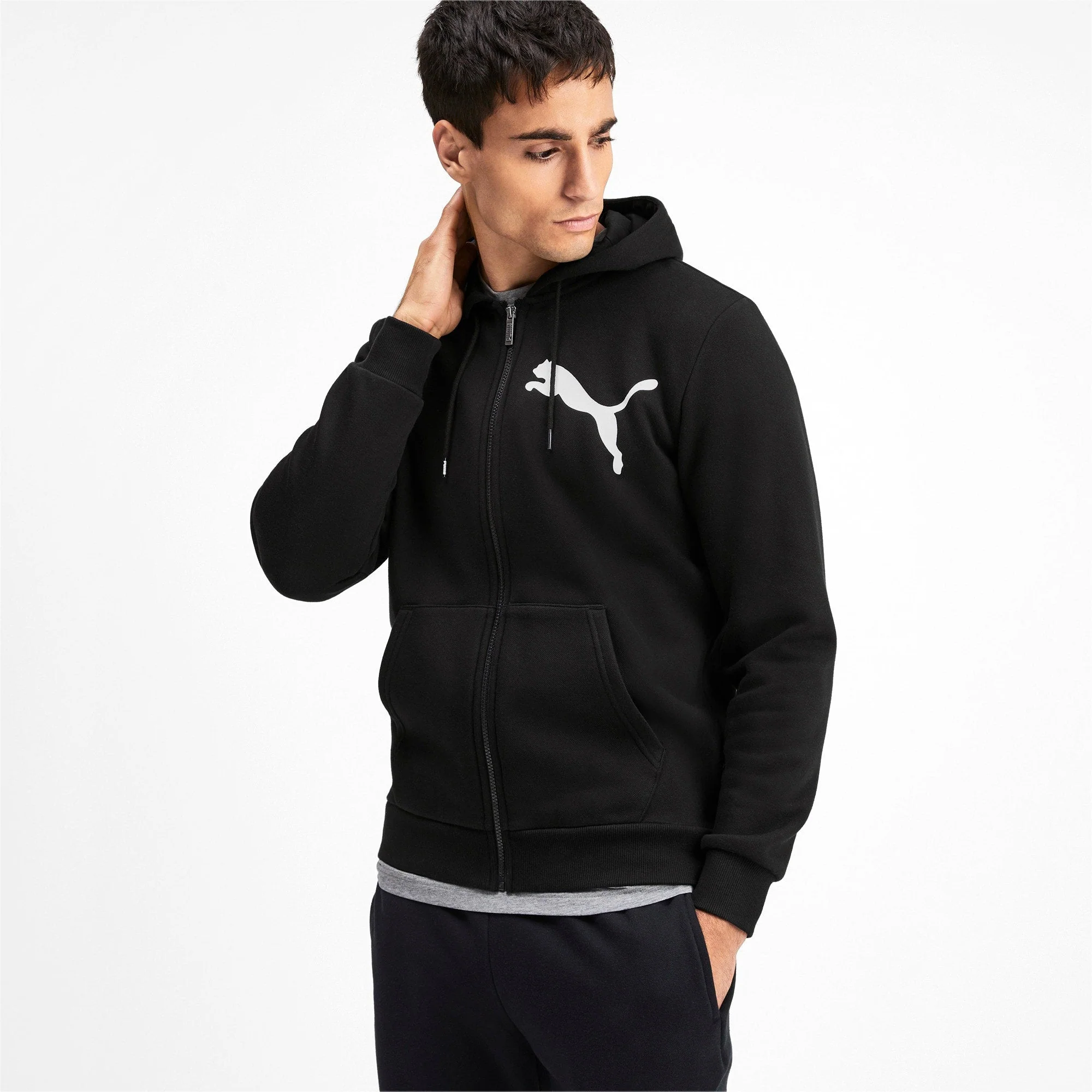 Traditional Puma Men's Big Logo Full Zip Hoody Fleece Sweaters Expertly Made