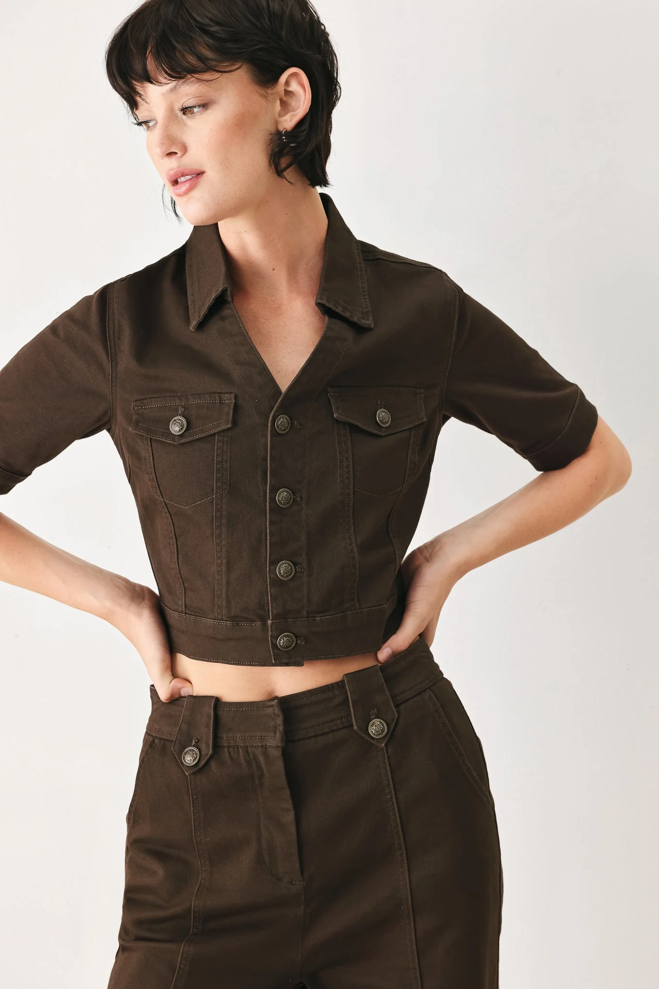 Eco-Friendly Cowgirl After Dark Woven Jacket Smooth