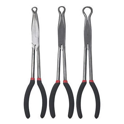 Minimalist 3 Piece Long Reach Clamp Plier Fuel Vacuum Water Hose Line Removal Remover Tool Set Specialty