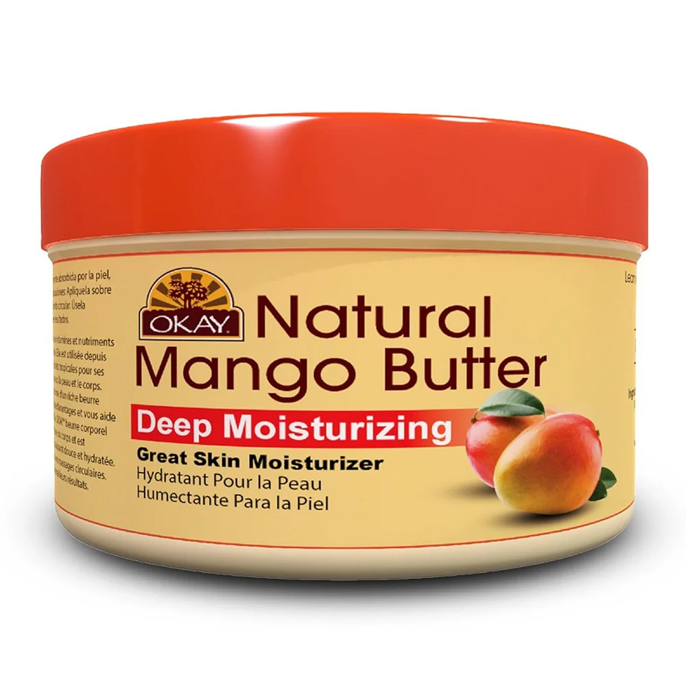 Contemporary Okay Pure Natural Mango Deep Moisturizing Cream for Body and Hair 7Oz 198ml Sophisticated