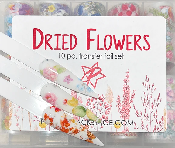 Fast Dried Flowers Foil Set - 10pc Modern