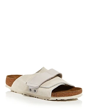 World-Class Birkenstock Unisex Kyoto Nubuck Leather Modern Suede Antique White Dependable