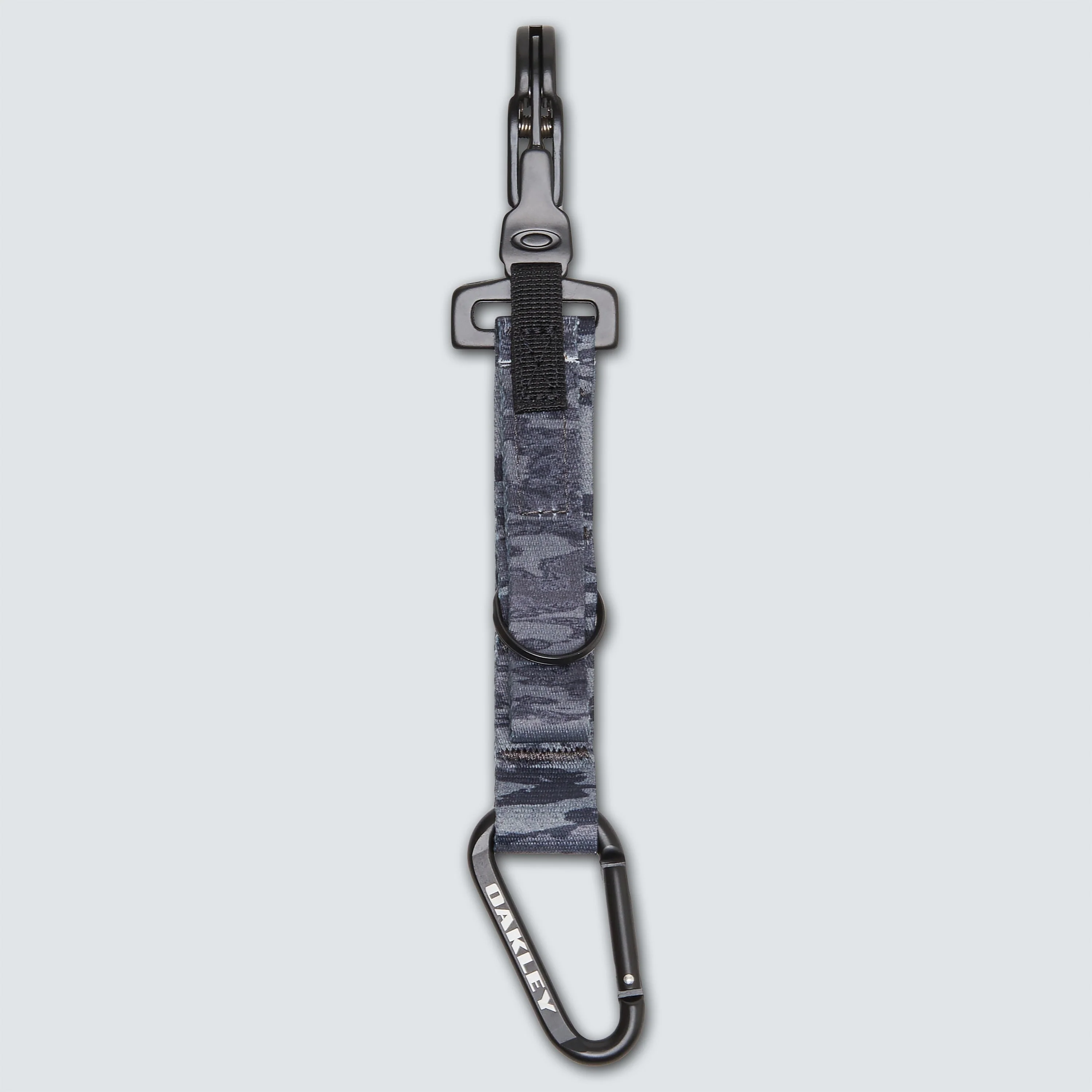 Certified Oakley Unisex Wanderlust Keychain - Brush Tiger Camo Grey Elegant