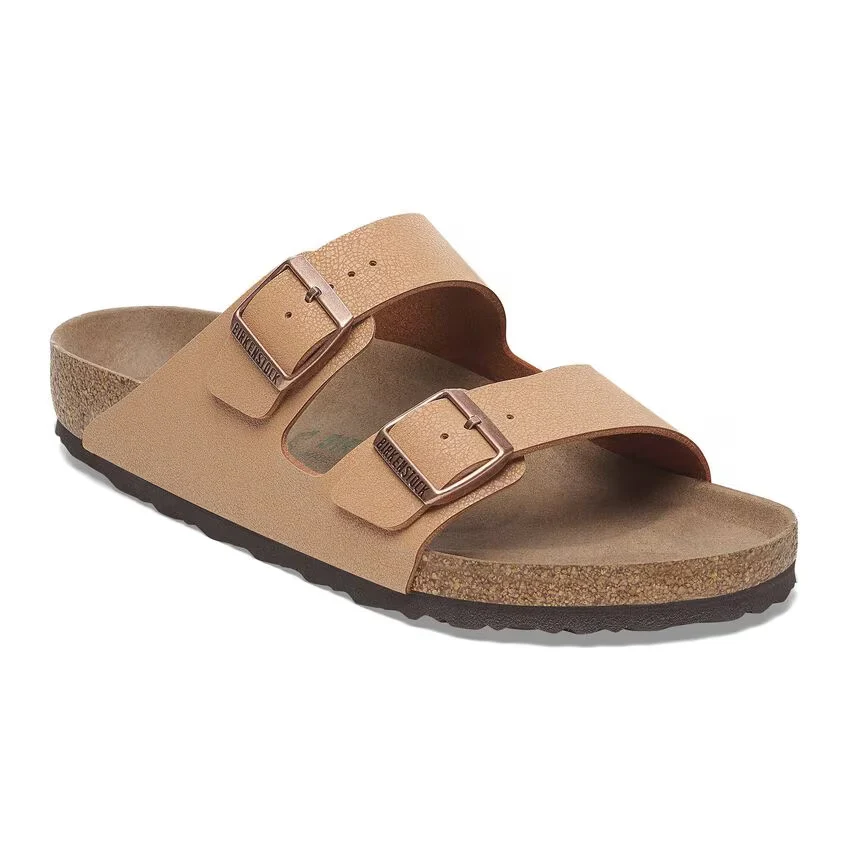 High-End Birkenstock Arizona Vegan Birkibuc Pecan Sandals Powerful