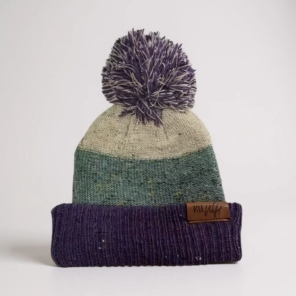 Secure Puff beanie - purple Practical
