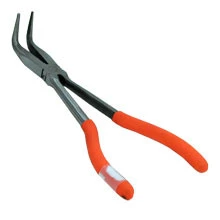 High-Grade Large Size Bent Nosed Needle Nose Pliers Detailed