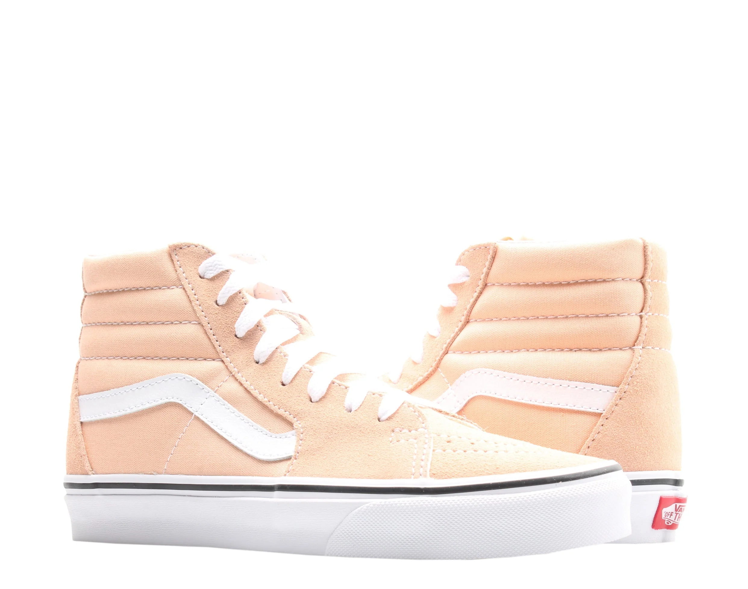 Durable Vans Sk8 Hi Classic Bleached Apricot Sneakers — White High-Top Lightweight