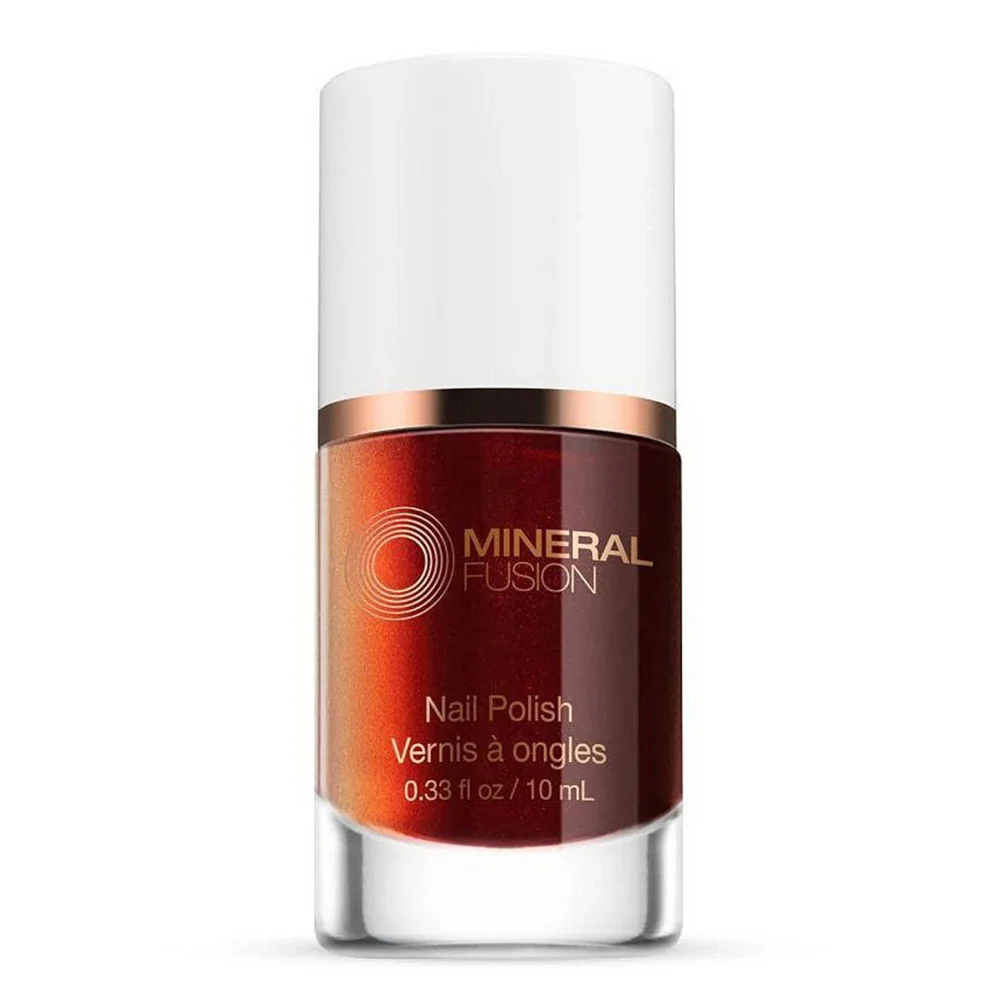 Versatile Mineral Fusion Deep Red Love Potion Nail Polish Paraben 0.33Oz 10ml Responsible