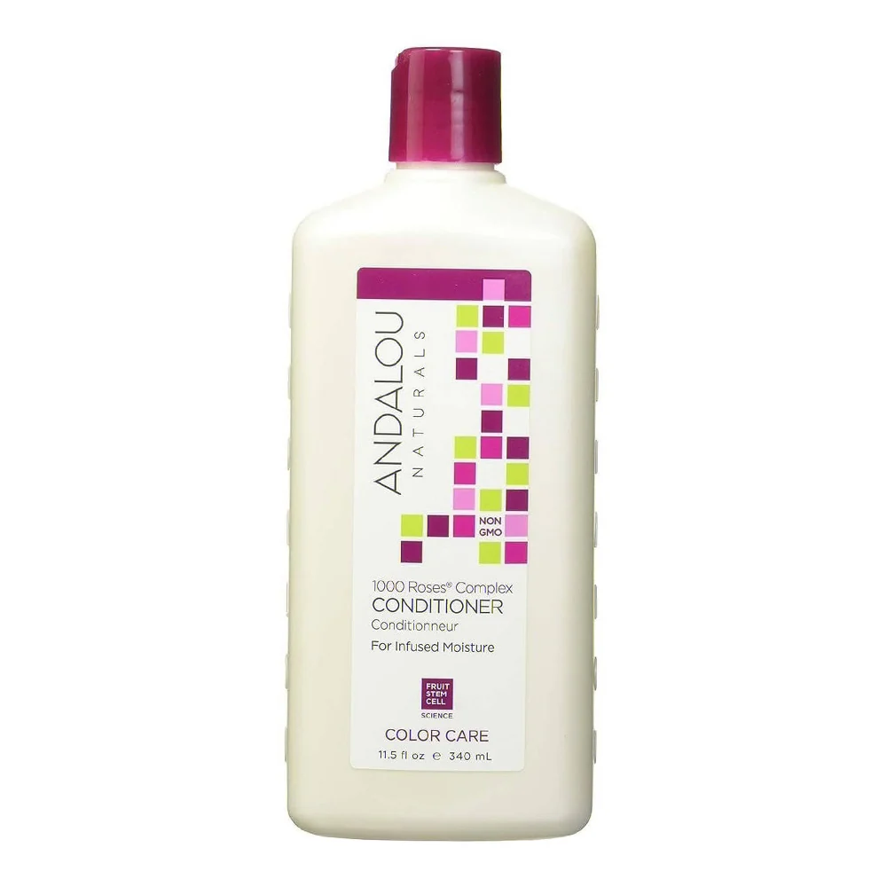 Eco-Friendly Andalou Naturals 1000 Roses Complex Color Care Hair Conditioner 11.5 Oz Modern