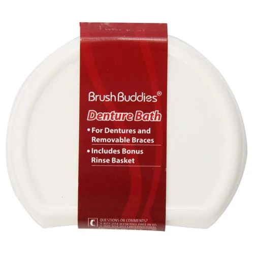 Environmentally Friendly Brush Buddies Denture Bath For Dentures And Removable Braces - 1 Ea Effective